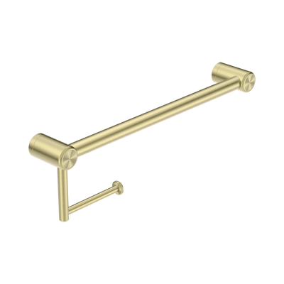 Nero Mecca Care 25mm Toilet Roll Rail 450mm Brushed Gold