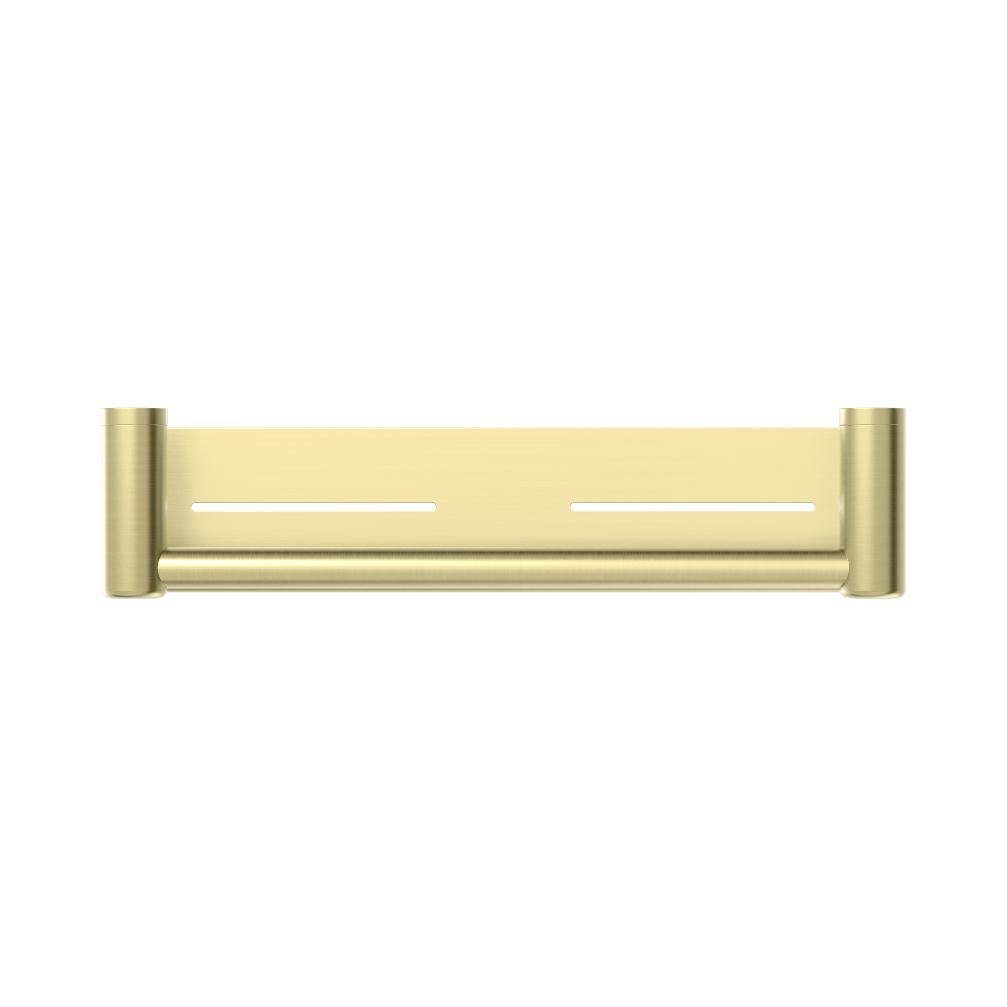 Nero Mecca Care 25mm Grab Rail With Shelf 450mm Brushed Gold