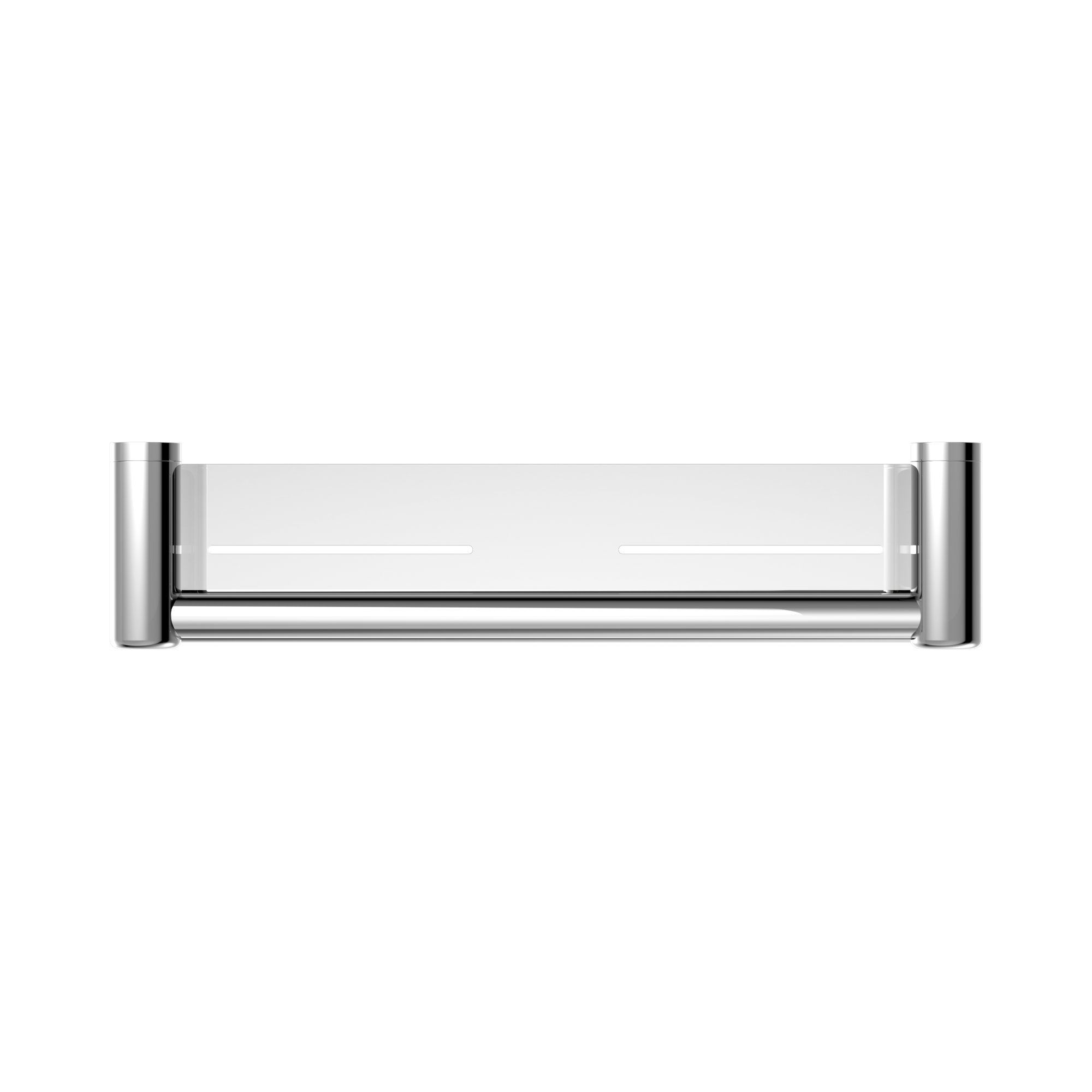 Nero Mecca Care 25mm Grab Rail With Shelf 450mm Chrome