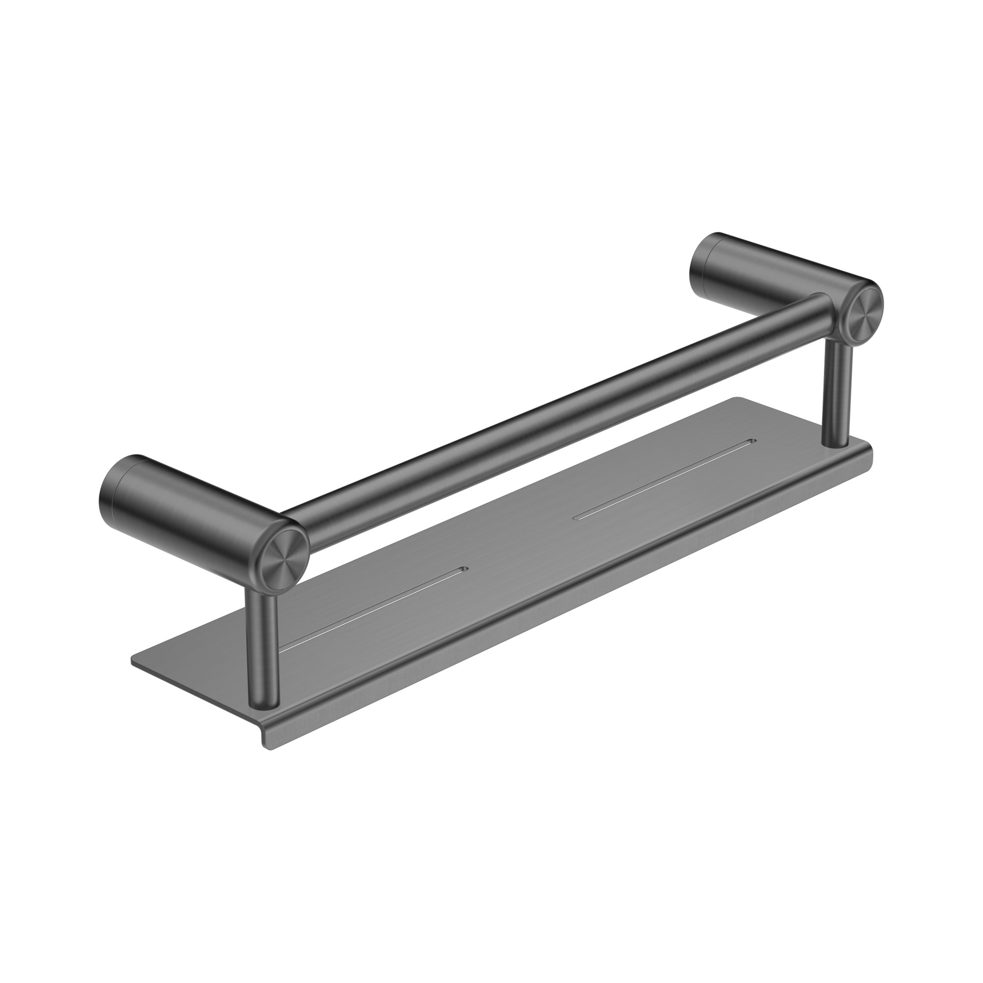 Nero Mecca Care 25mm Grab Rail With Shelf 450mm Gun Metal