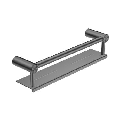 Nero Mecca Care 25mm Grab Rail With Shelf 450mm Gun Metal