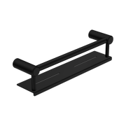 Nero Mecca Care 25mm Grab Rail With Shelf 450mm Matte Black