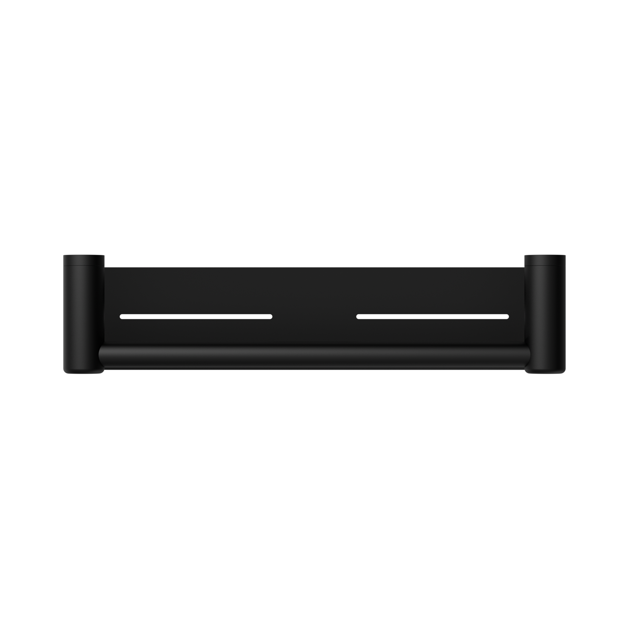 Nero Mecca Care 25mm Grab Rail With Shelf 450mm Matte Black