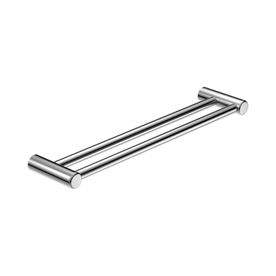 Nero Mecca Care 25mm Double Towel Grab Rail 600mm Chrome