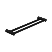Nero Mecca Care 25mm Double Towel Grab Rail 600mm Matte Black