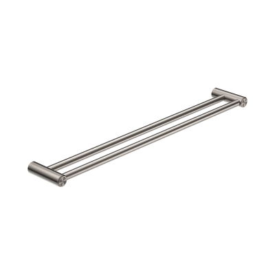 Nero Mecca Care 25mm Double Towel Grab Rail 900mm Brushed Nickel