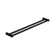 Nero Mecca Care 25mm Double Towel Grab Rail 900mm Matte Black