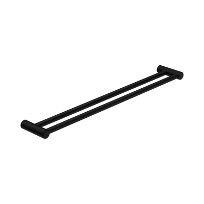 Nero Mecca Care 25mm Double Towel Grab Rail 900mm Matte Black