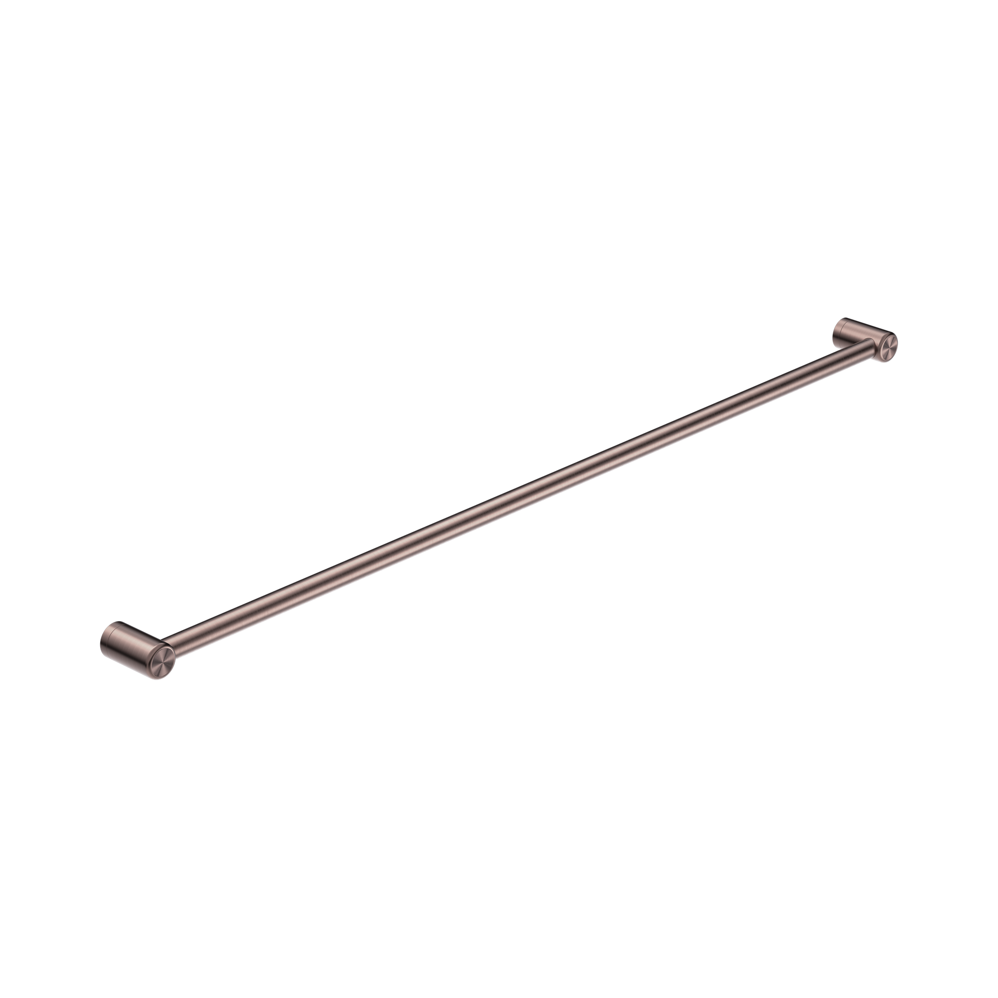 Nero Mecca Care 25mm Grab Rail 1200mm Brushed Bronze