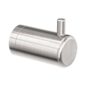 Nero Mecca Care 25mm Wall Hook Brushed Nickel