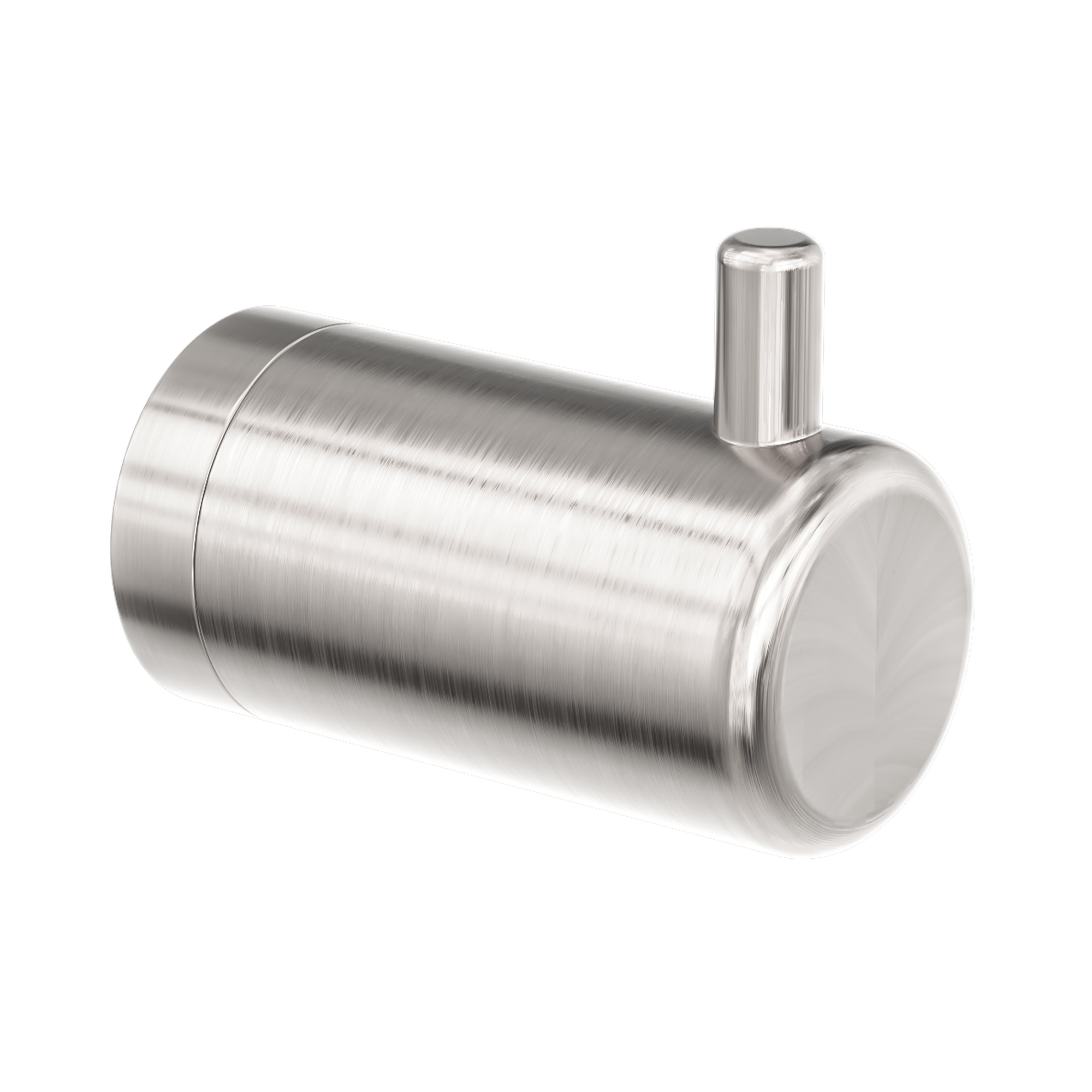 Nero Mecca Care 25mm Wall Hook Brushed Nickel