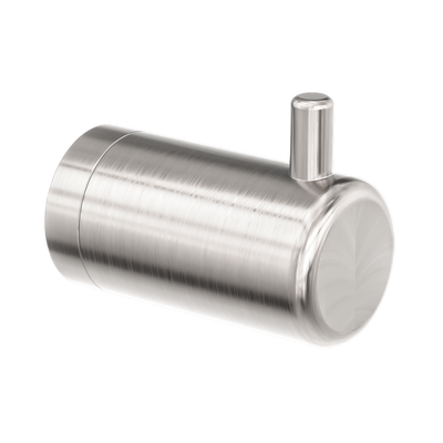 Nero Mecca Care 25mm Wall Hook Brushed Nickel