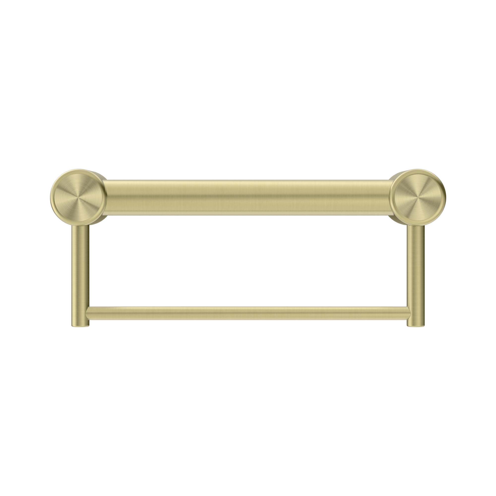 Nero Mecca Care 32mm Grab Rail With Towel Holder 300mm Brushed Gold