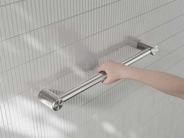Nero Mecca Care 32mm Grab Rail 300mm Brushed Nickel