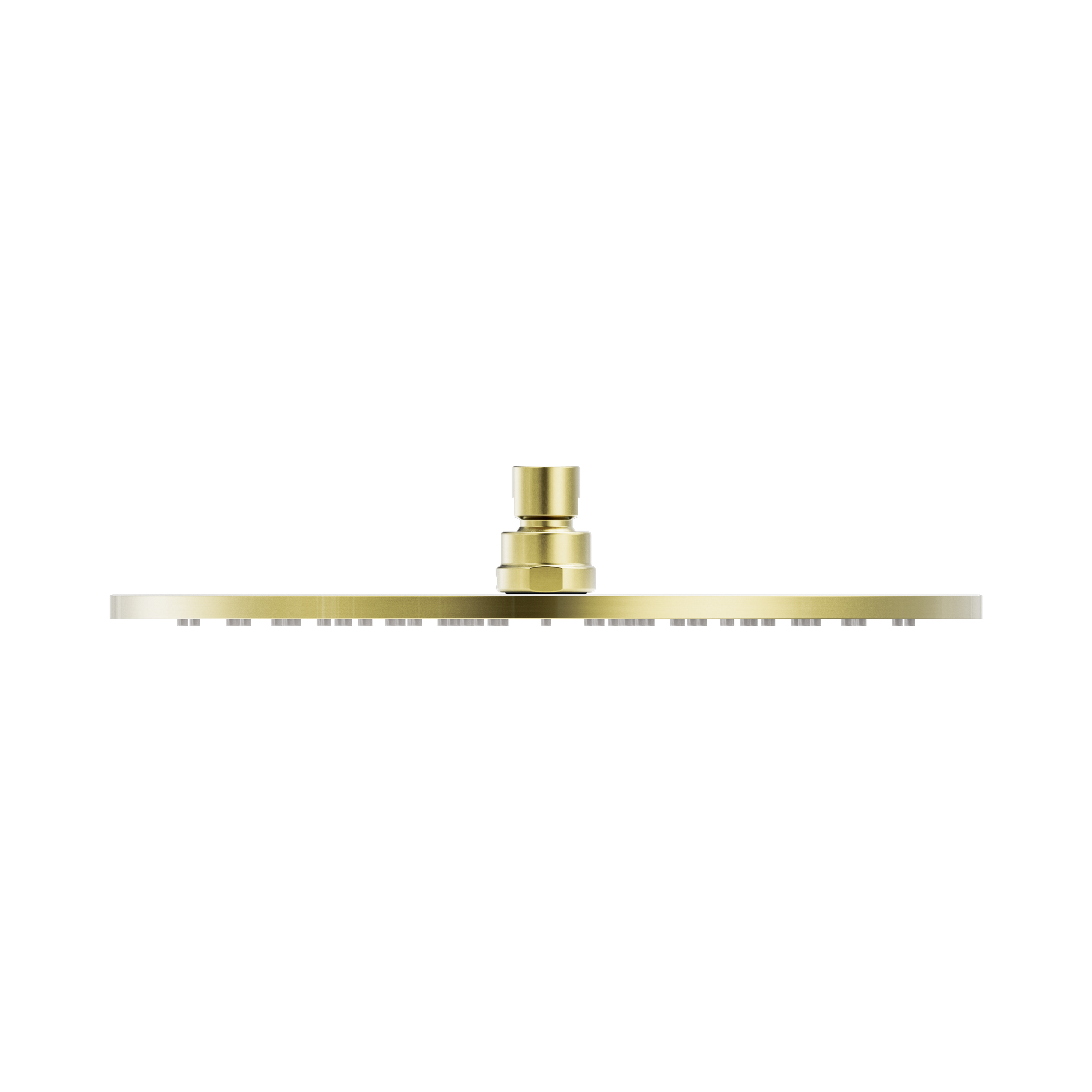 Nero Round 300mm Shower Head Brushed Gold