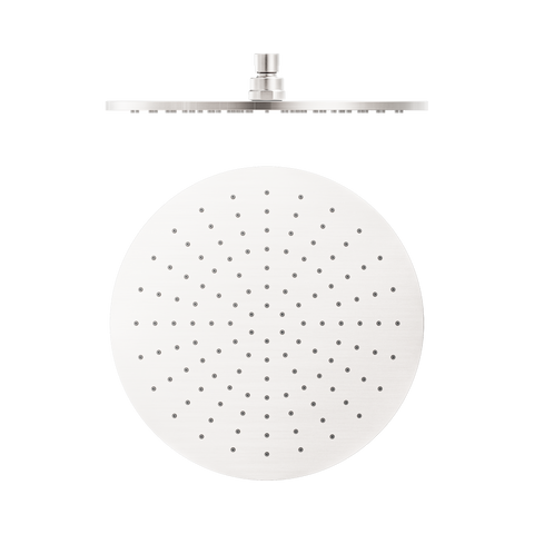 Nero Round 300mm Shower Head Brushed Nickel
