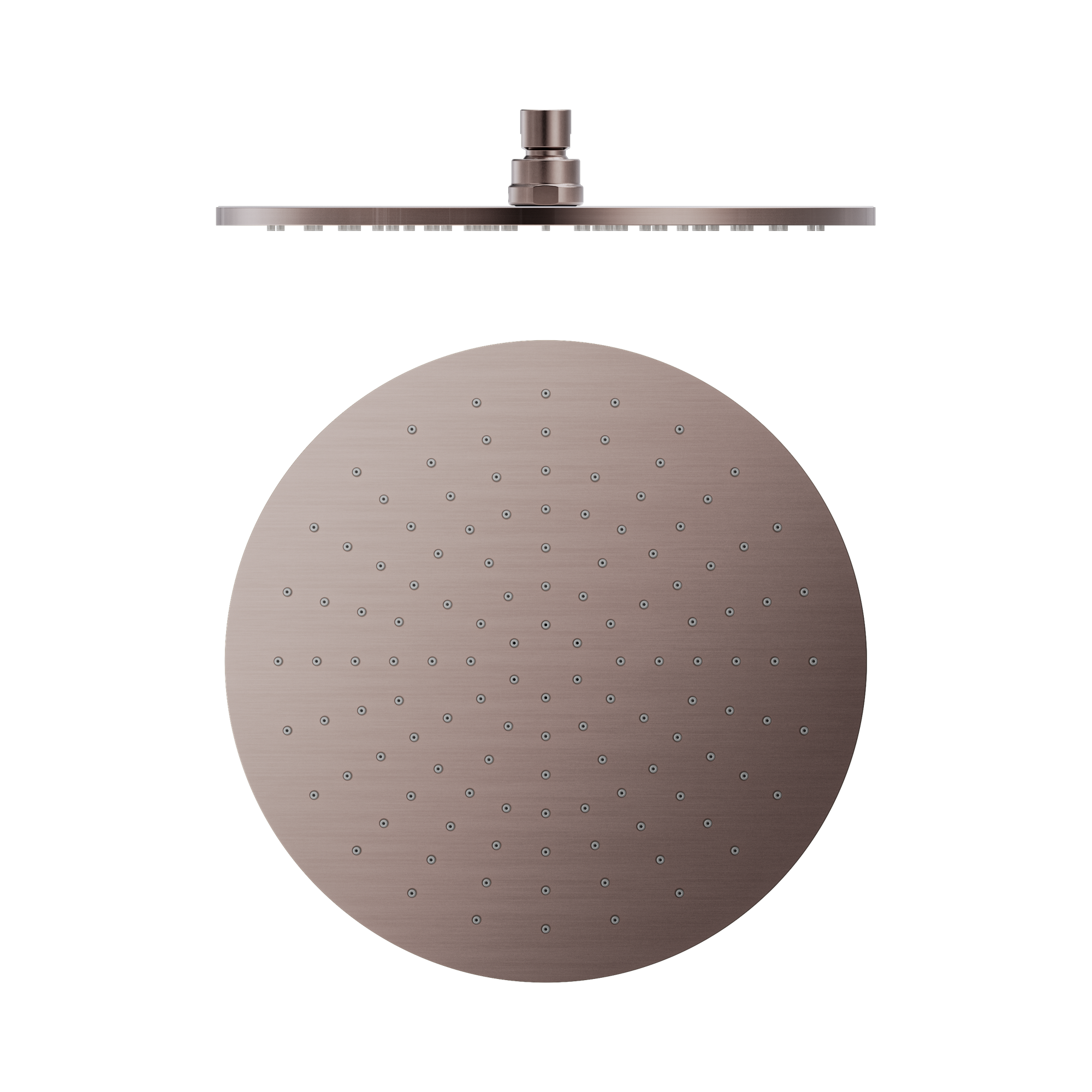 Nero Round 300mm Shower Head Brushed Bronze