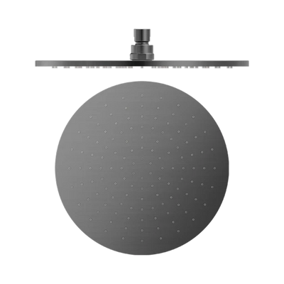 Nero Round 300mm Shower Head Graphite