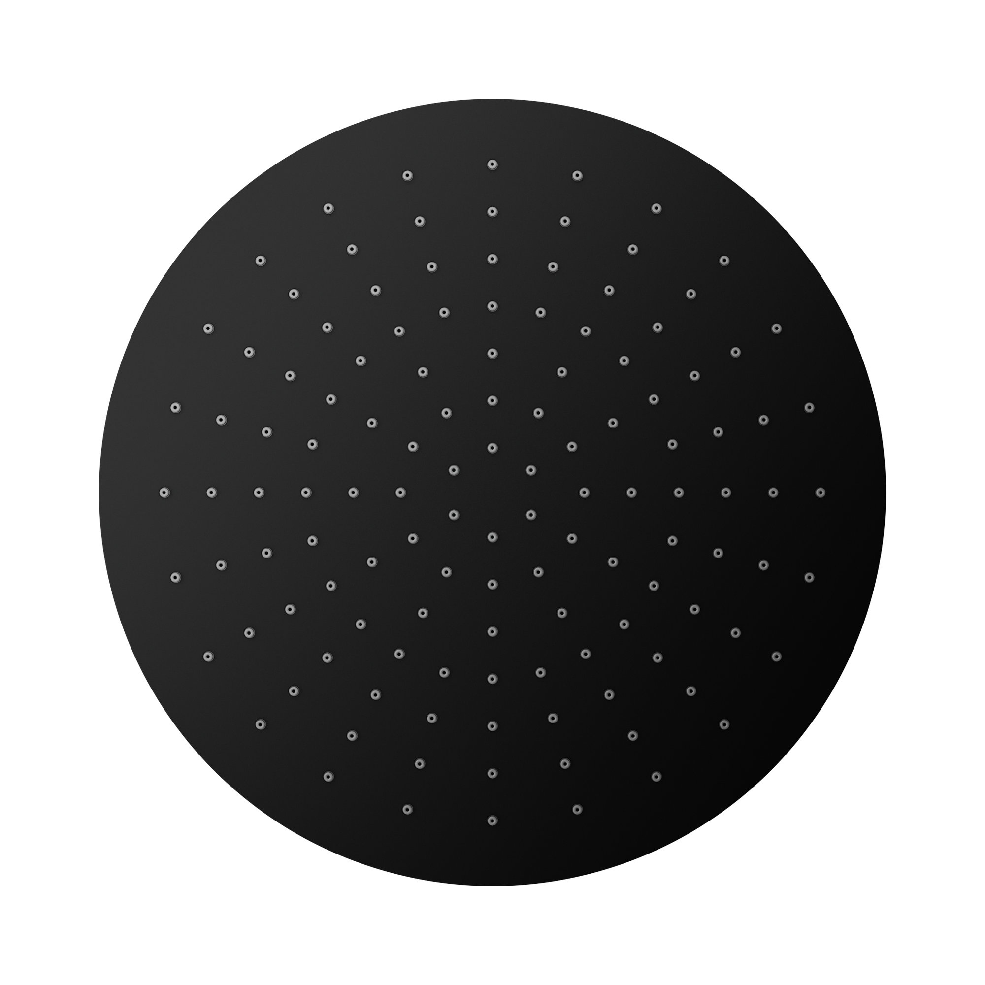 Nero Round 300mm Shower Head Matte Black