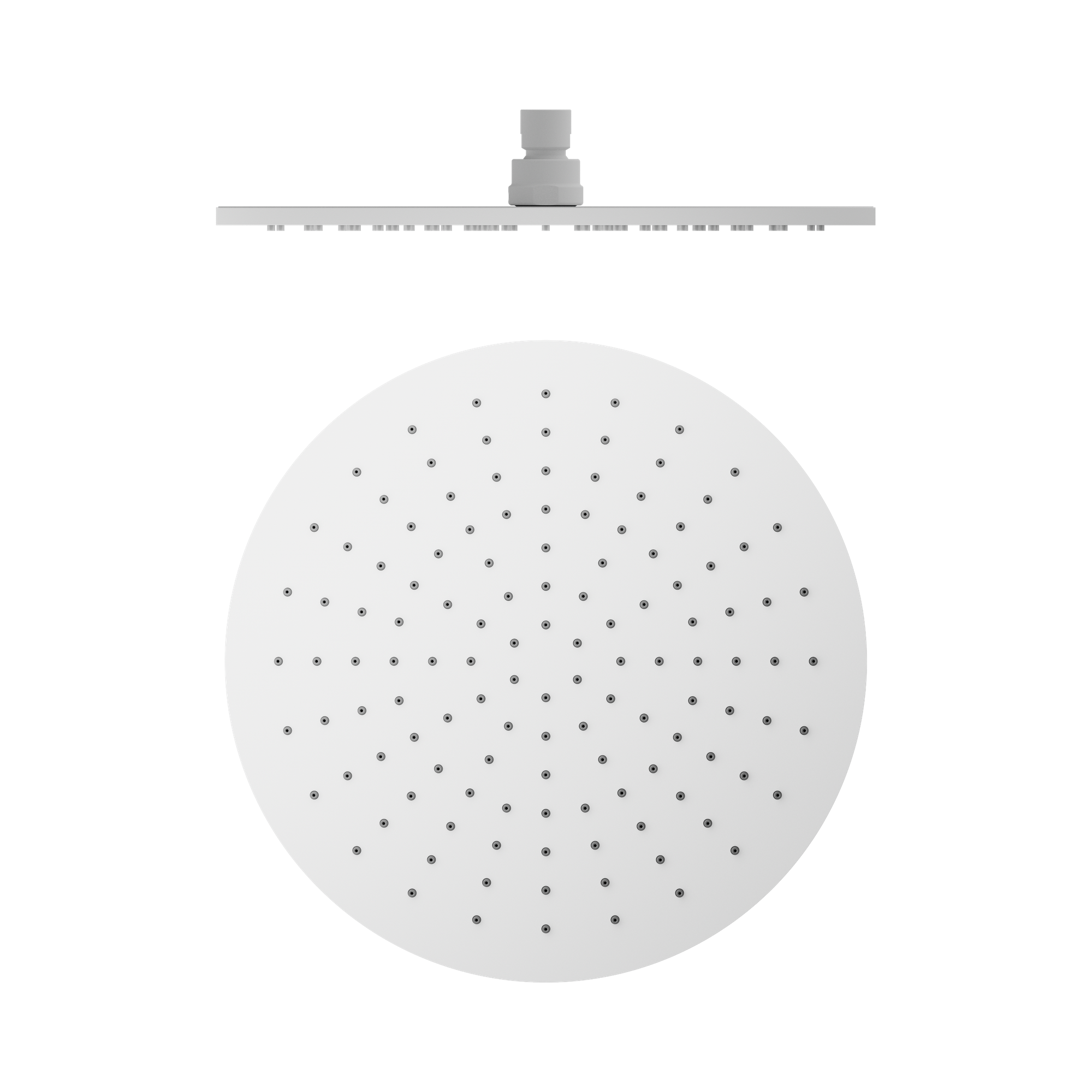 Nero Round 300mm Shower Head Matte White
