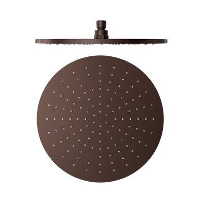 Nero 300mm Round Shower Head Rome Bronze