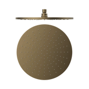 Nero 300mm Round Shower Head Tumbled Antique Brass