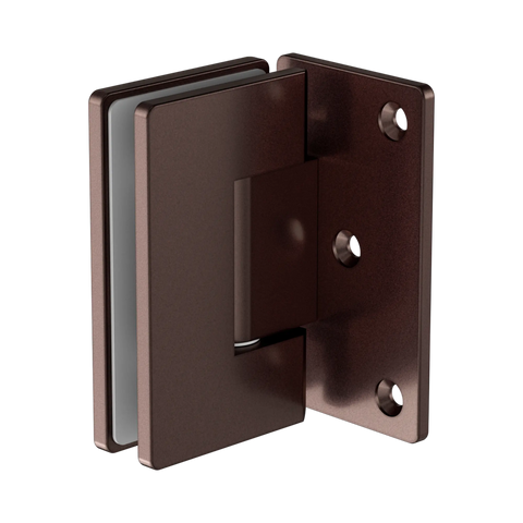 Nero 90 Degree Glass To Wall Shower Hinge 10mm Glass Rome Bronze