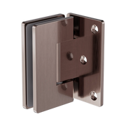 90 Degree Glass To Wall Shower Hinge 10mm Glass Brushed Bronze