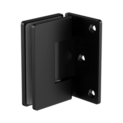 Nero 90 Degree Glass To Wall Shower Hinge 10mm Glass Matte Black