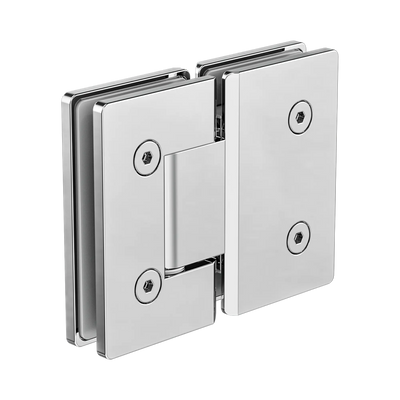 Nero 180 Degree Glass To Glass Shower Hinge 10mm Glass Chrome