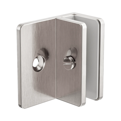 Nero Shower F Bracket 10mm Glass Brushed Nickel