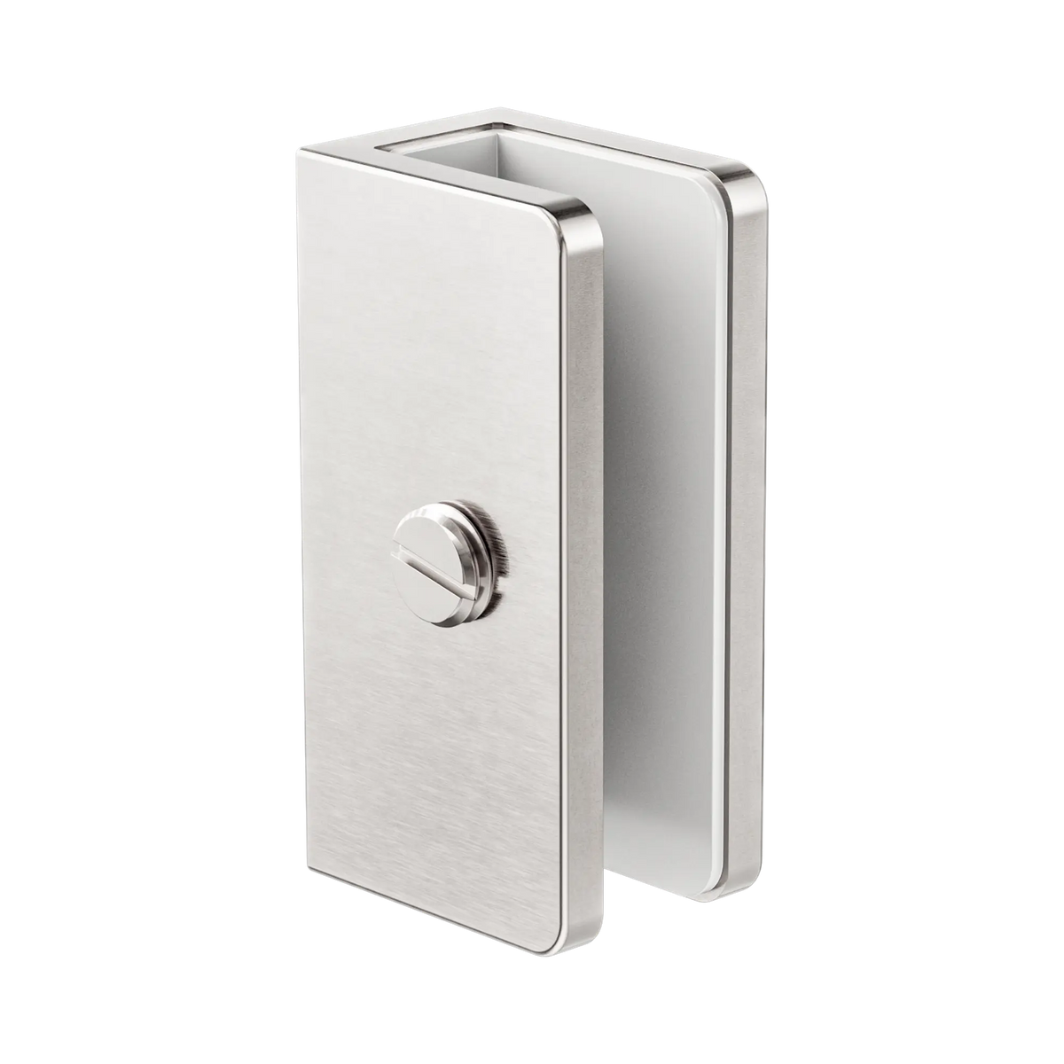 Shower U Bracket 10mm Glass Brushed Nickel