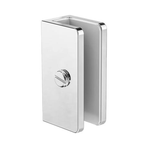 Nero Shower U Bracket 10mm Glass Chrome