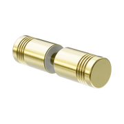 Round Shower Knob Brushed Gold