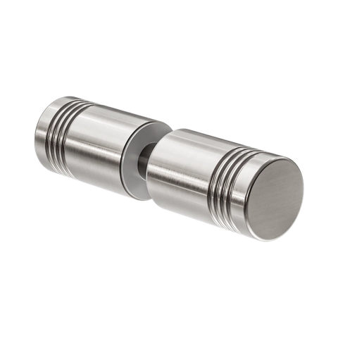 Nero Round Shower Knob Brushed Nickel