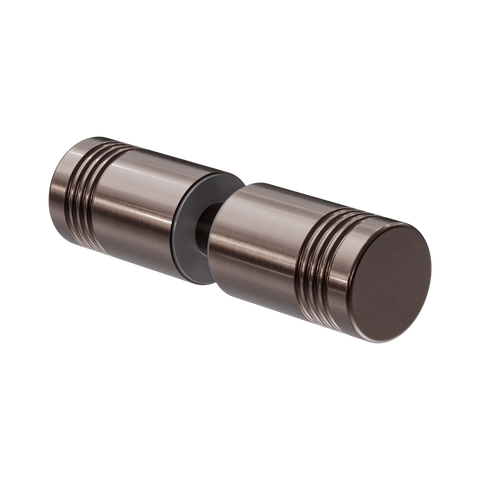Nero Round Shower Knob Brushed Bronze