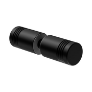 Round Shower Knob Matte Black