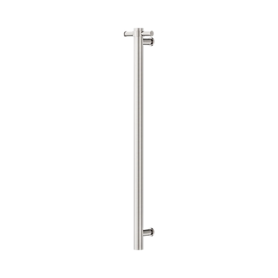 Nero Non-Heated Vertical Towel Rail 900mm Brushed Nickel
