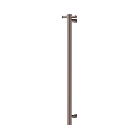 Nero Non-Heated Vertical Towel Rail 900mm Brushed Bronze