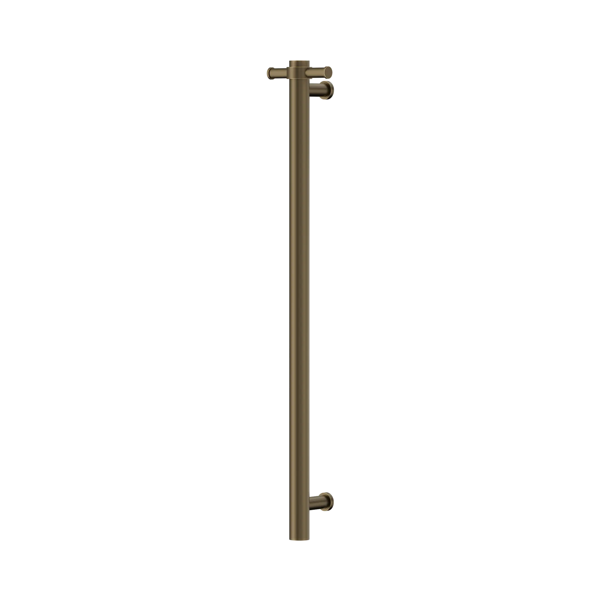 Nero Non-Heated Vertical Towel Rail 900mm Tumbled Antique Brass
