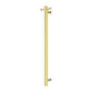 Nero Mecca 240V Single Vertical Heated Towel Rail Brushed Gold (NRV902hBG)