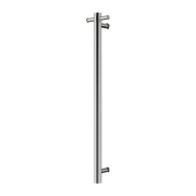 Nero Mecca 240V Single Vertical Heated Towel Rail Chrome (NRV902hCH)