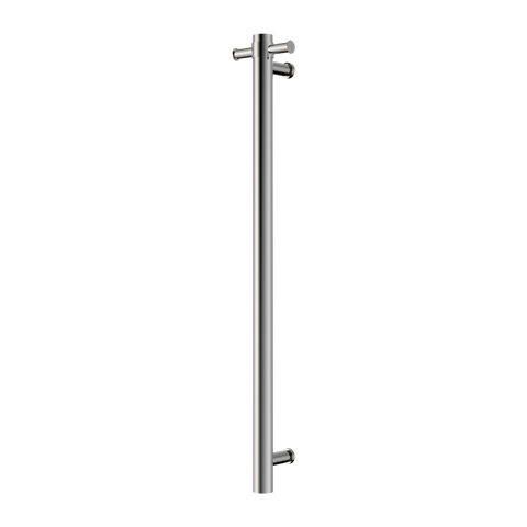 Nero Mecca 240V Single Vertical Heated Towel Rail Chrome (NRV902hCH)