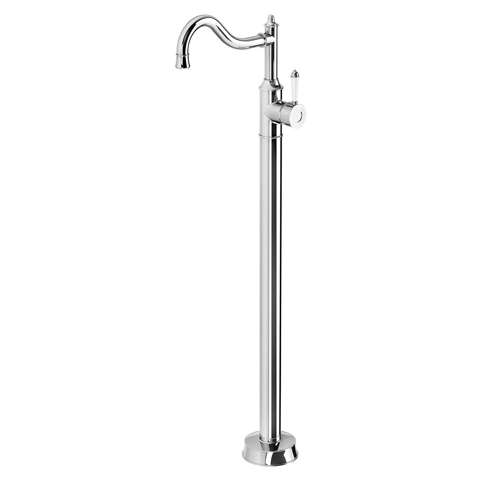 Nostalgia Floor Mounted Bath Mixer Shepherds Crook