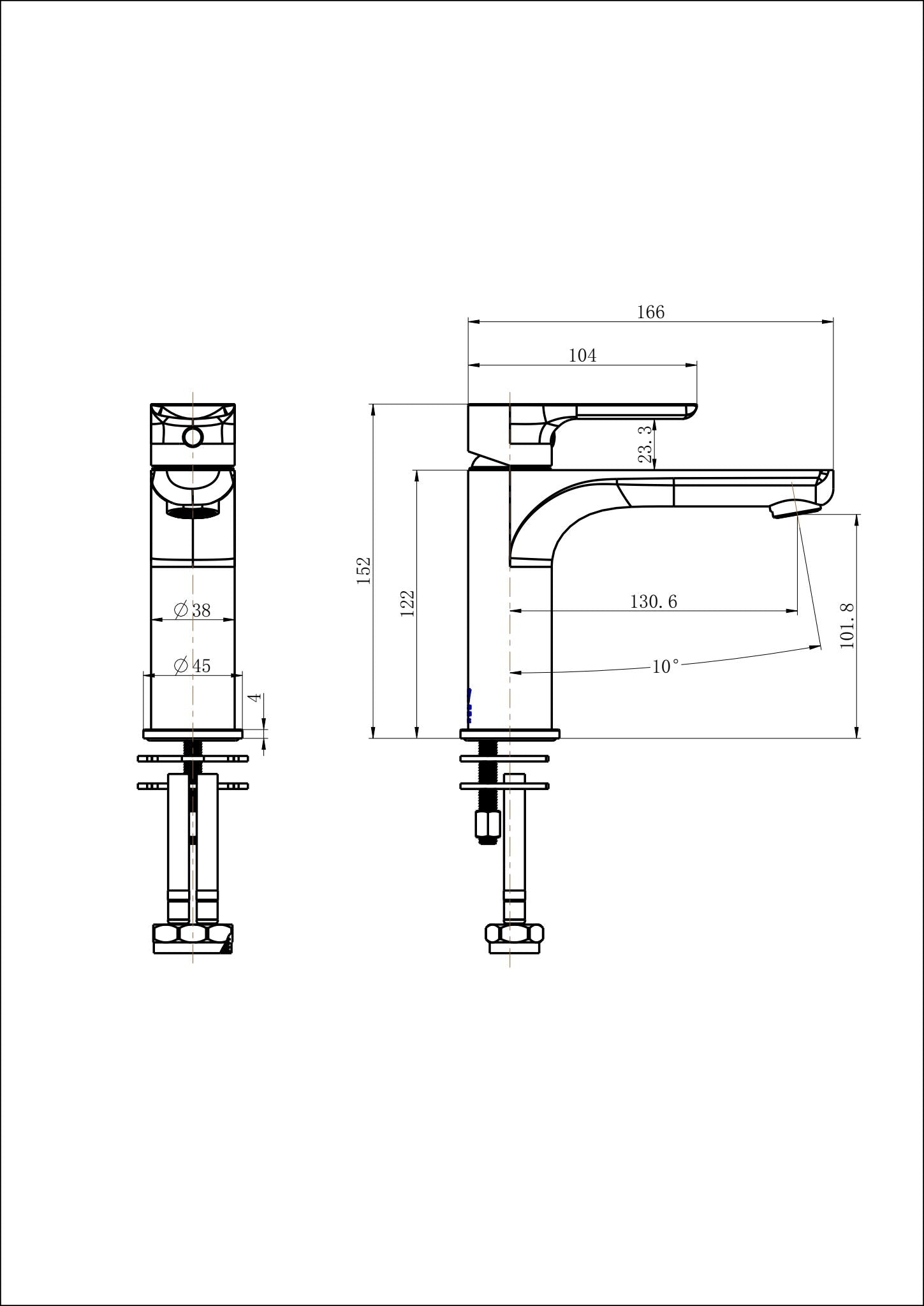 Modern National Nova Basin Mixer