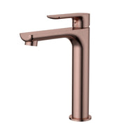 Modern National Nova Mid Rise Basin Mixer - Champagne