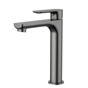 Modern National Nova Mid Rise Basin Mixer - Gunmetal