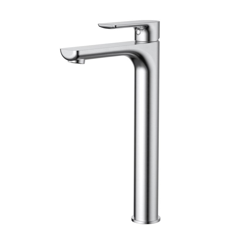 Modern National Nova High Rise Basin Mixer - Brushed Chrome