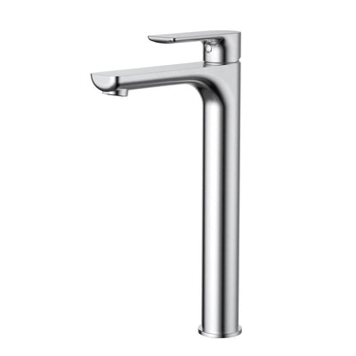 Modern National Nova High Rise Basin Mixer - Brushed Chrome