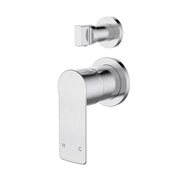 Modern National Nova Shower Diverter - Brushed Chrome